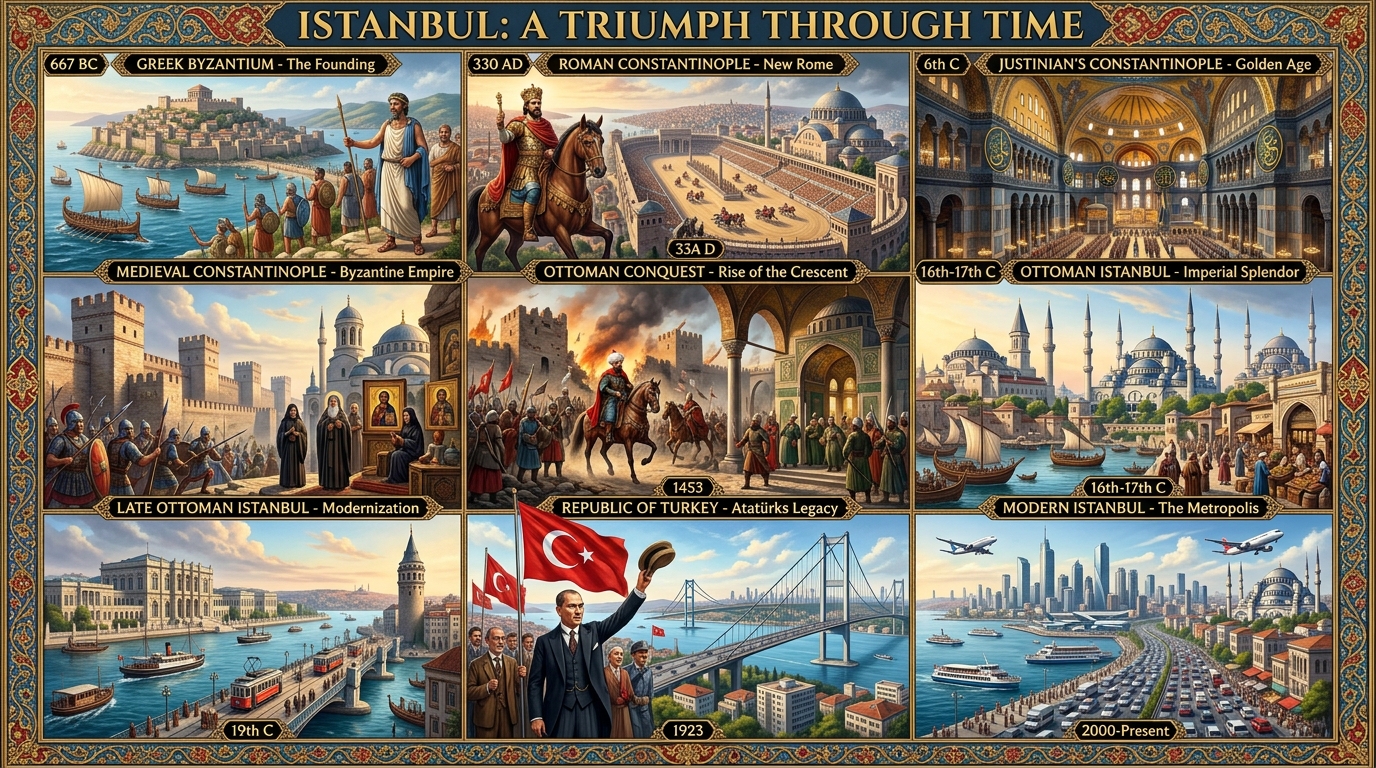 The History of Istanbul Byzantium Constantinople And Today