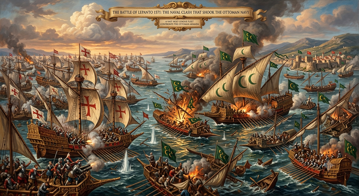The Battle of Lepanto 1571 The Naval Clash That Shook the Ottoman Navy