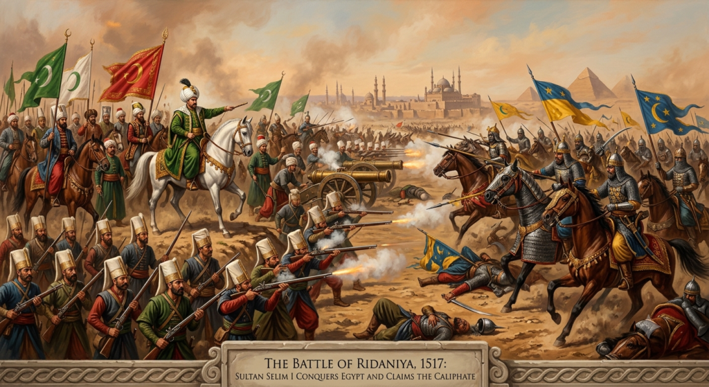 The Battle of Ridaniya 1517 How Sultan Selim I Conquered Egypt and Claimed the Caliphate
