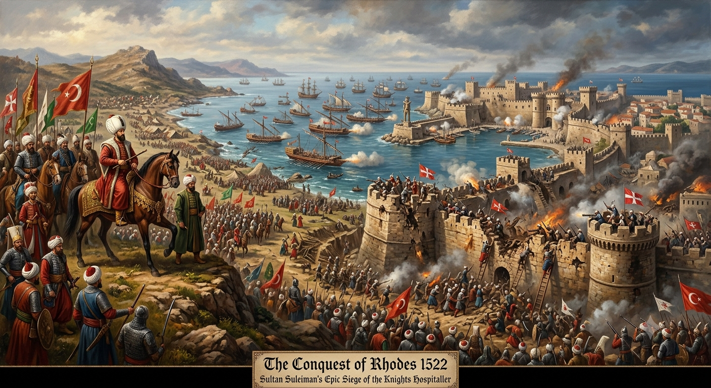 The Conquest of Rhodes 1522 Sultan Suleiman’s Epic Siege of the Knights Hospitaller