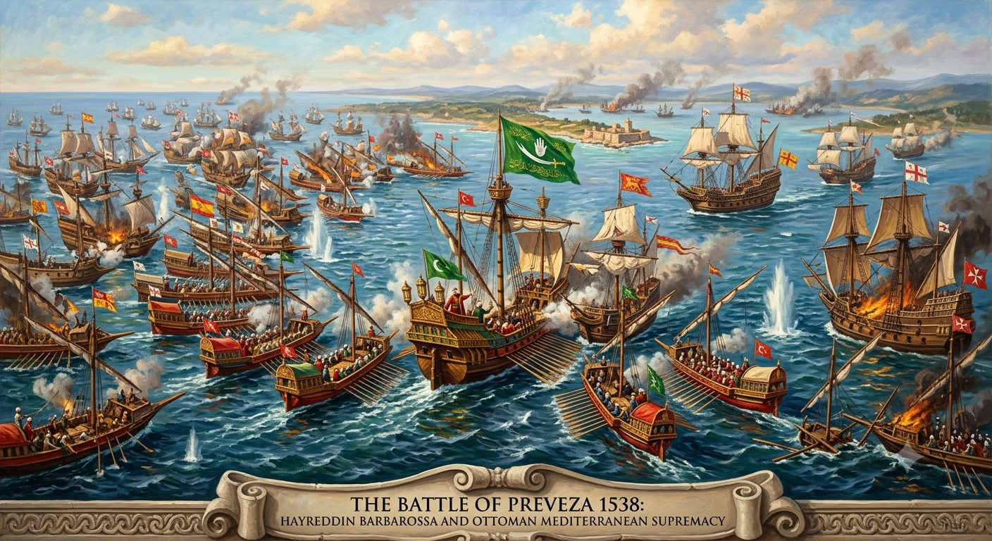 The Battle of Preveza 1538 Hayreddin Barbarossa and Ottoman Mediterranean Supremacy